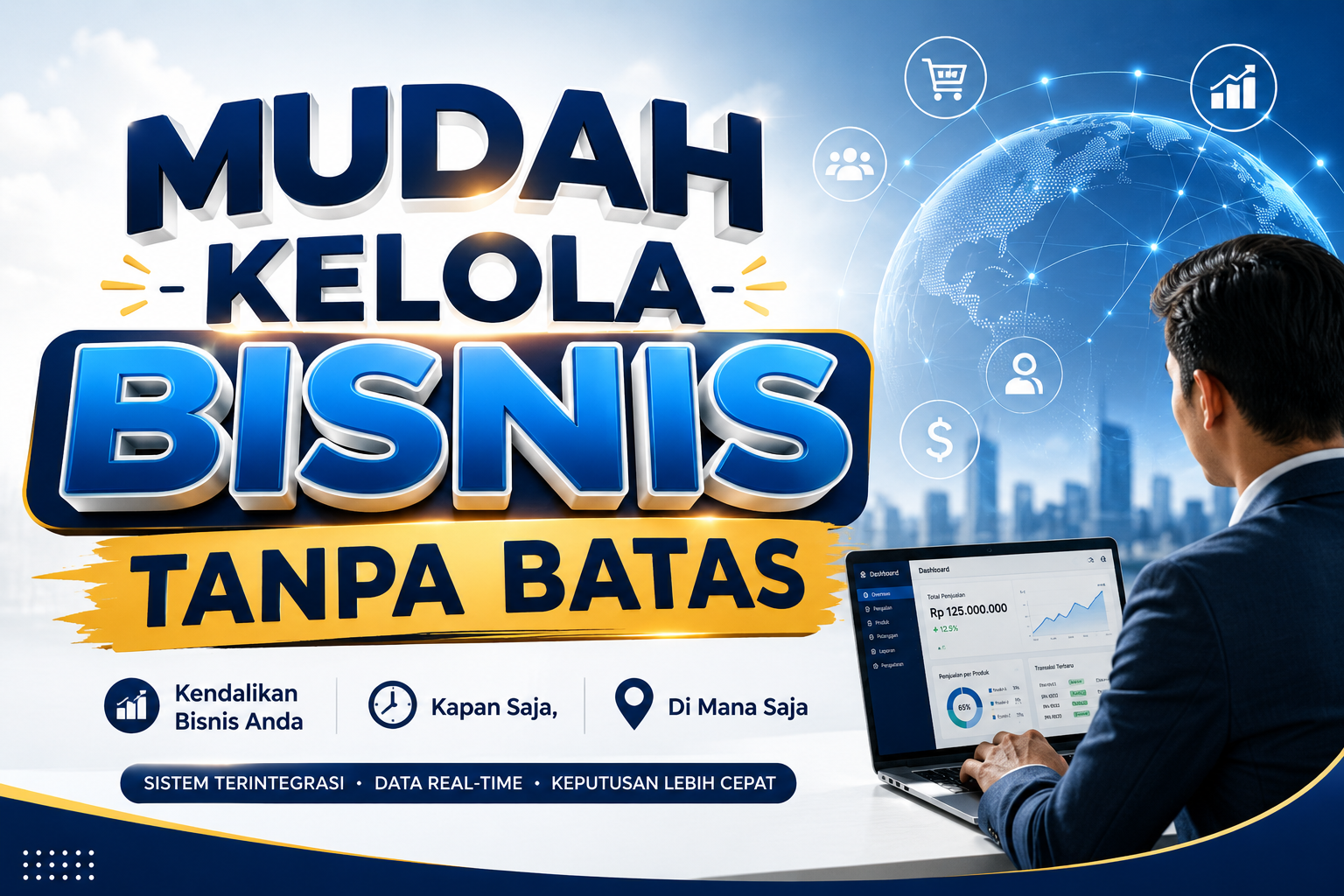 Mudah Kelola Bisnis Tanpa Batas